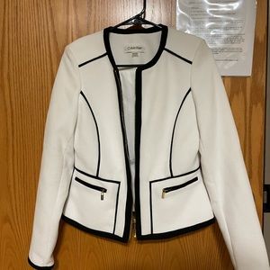 White Calvin Klein Jacket